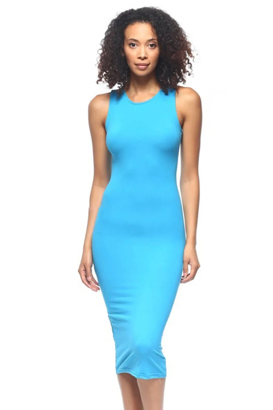 Ocean Blu Midi Dress