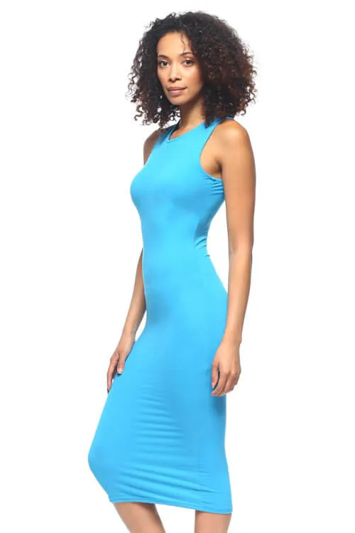 Ocean Blu Midi Dress