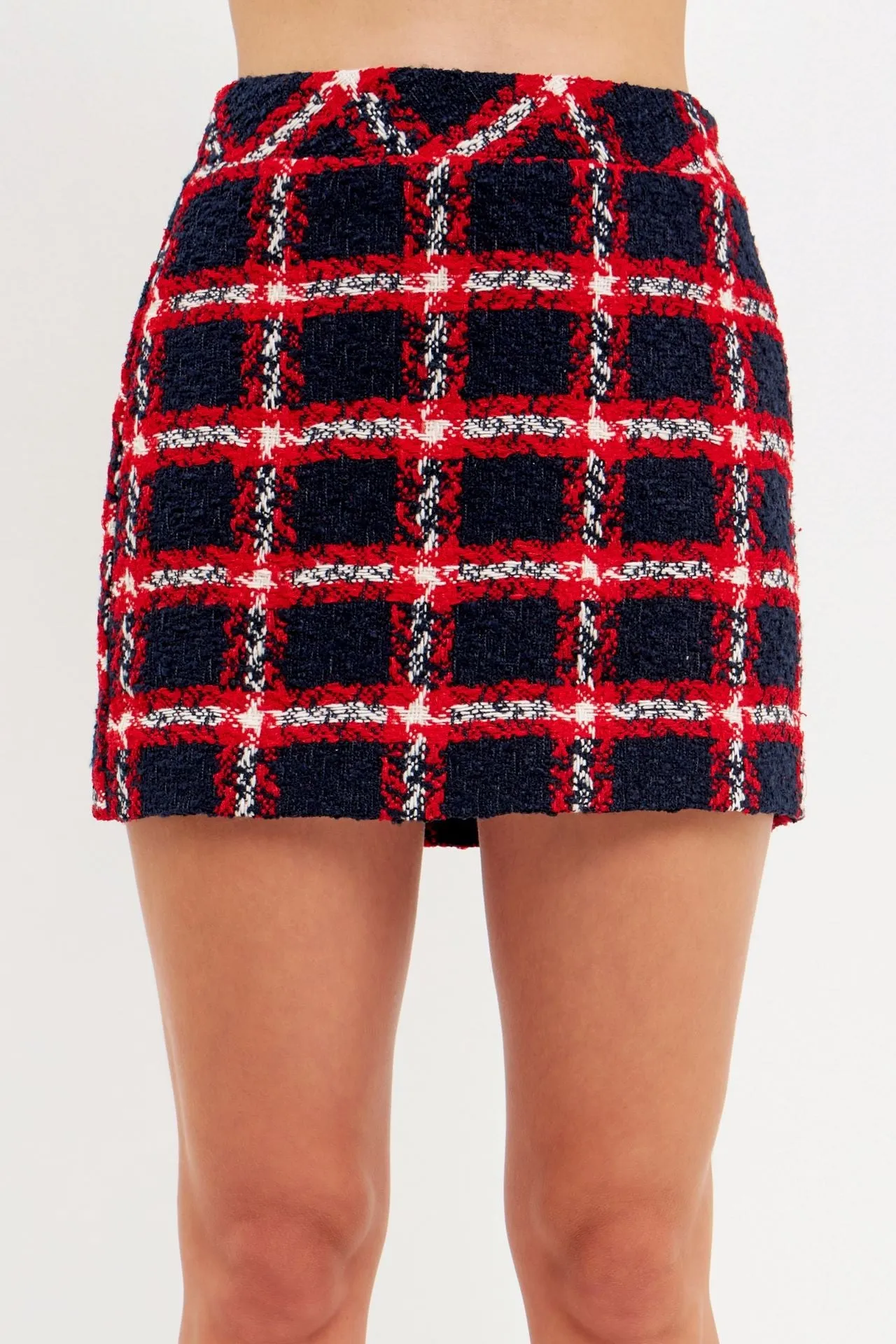 Plaid Mini Skirt