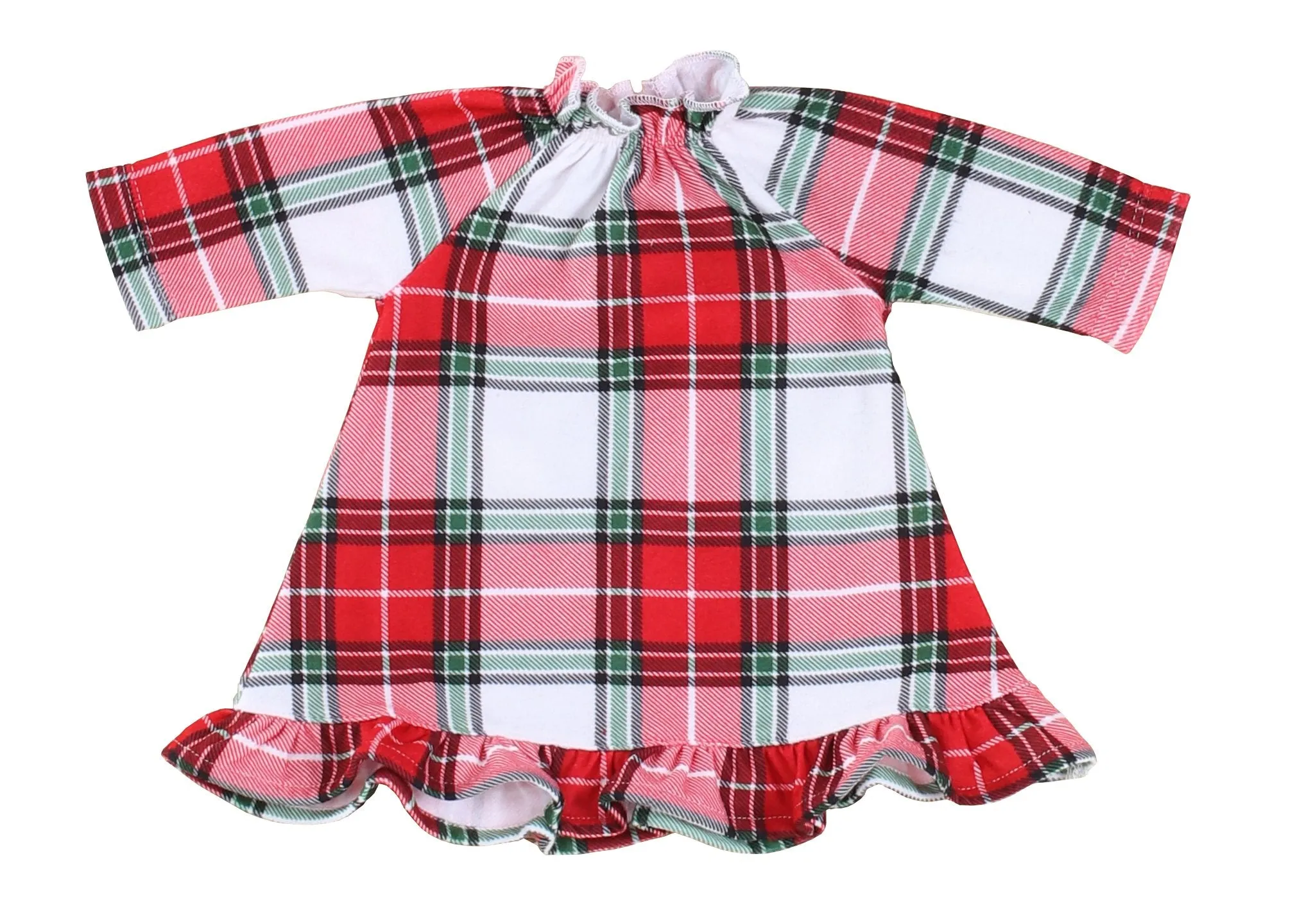 SleepytimePjs Family Matching Christmas Red & White Plaid Flannel Pajamas