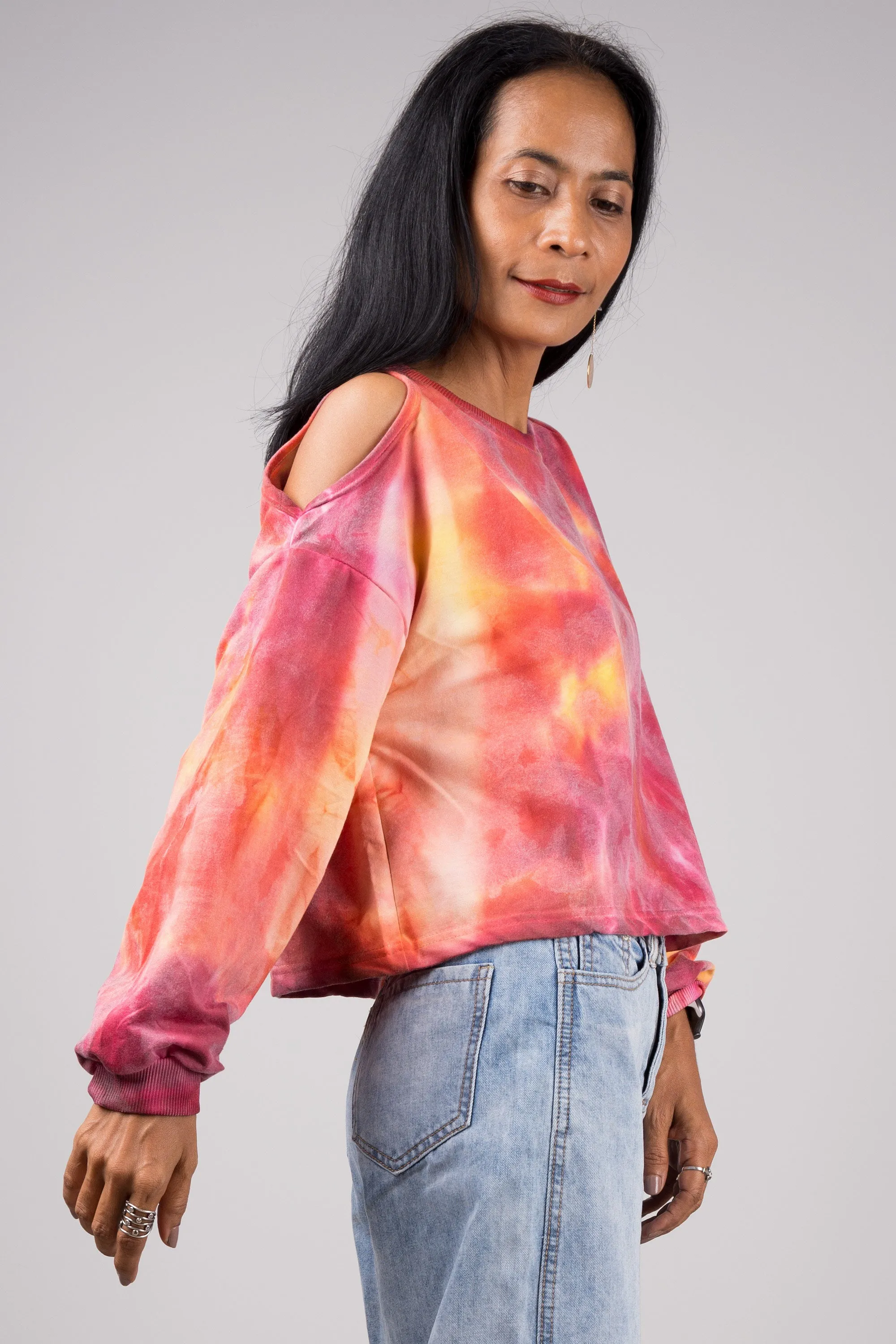 Tie-Dye Crewneck Sweatshirt