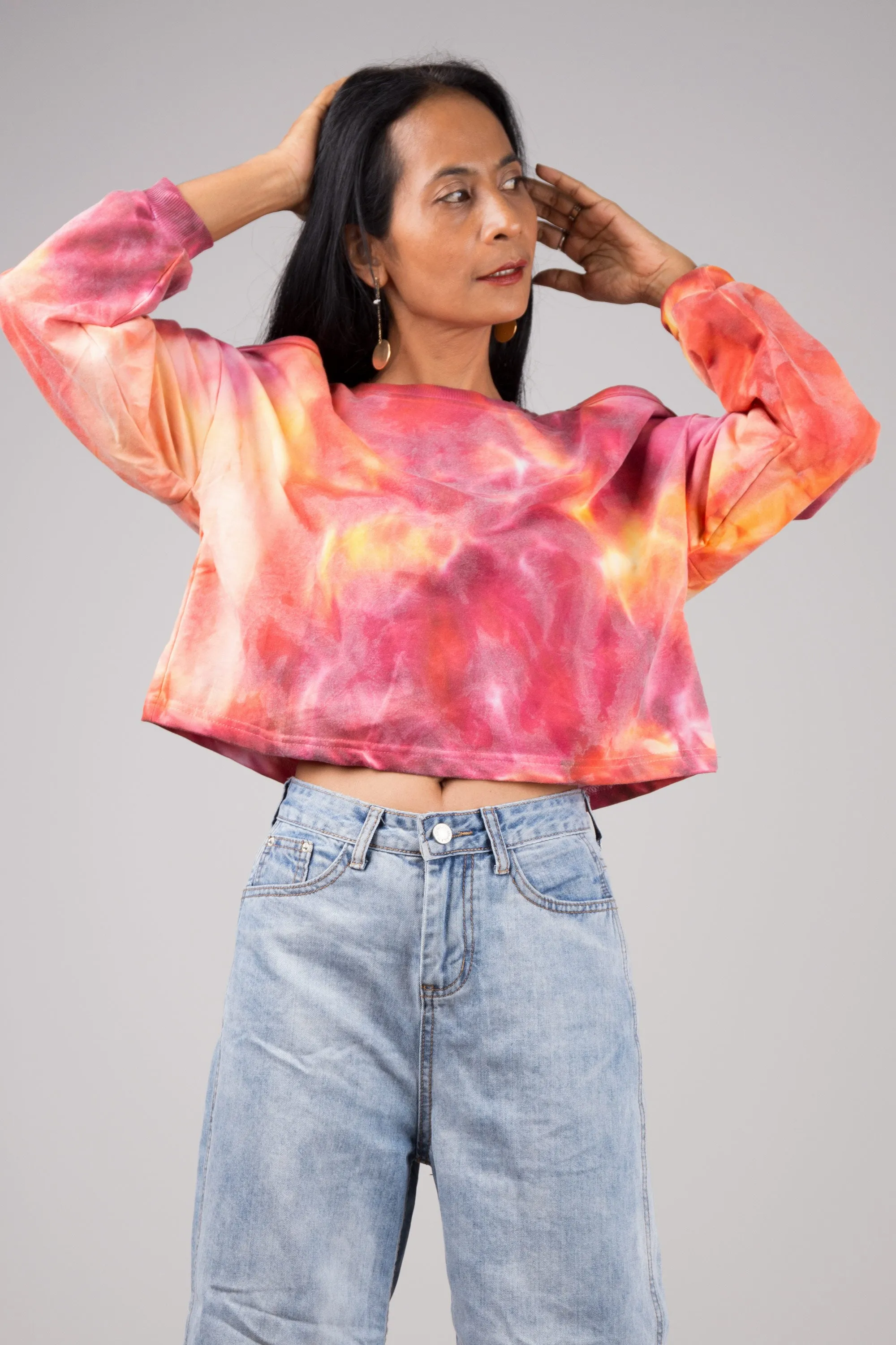 Tie-Dye Crewneck Sweatshirt