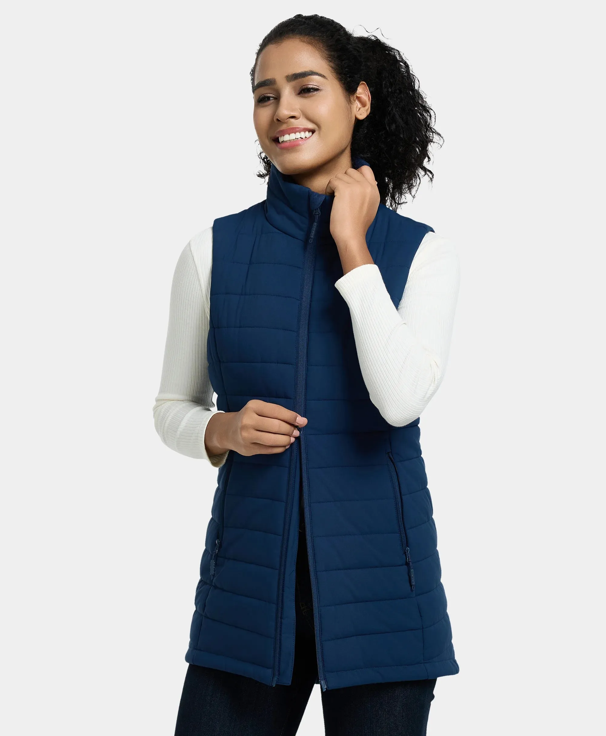 Tribeca Women's Heated Long Puffer Vest