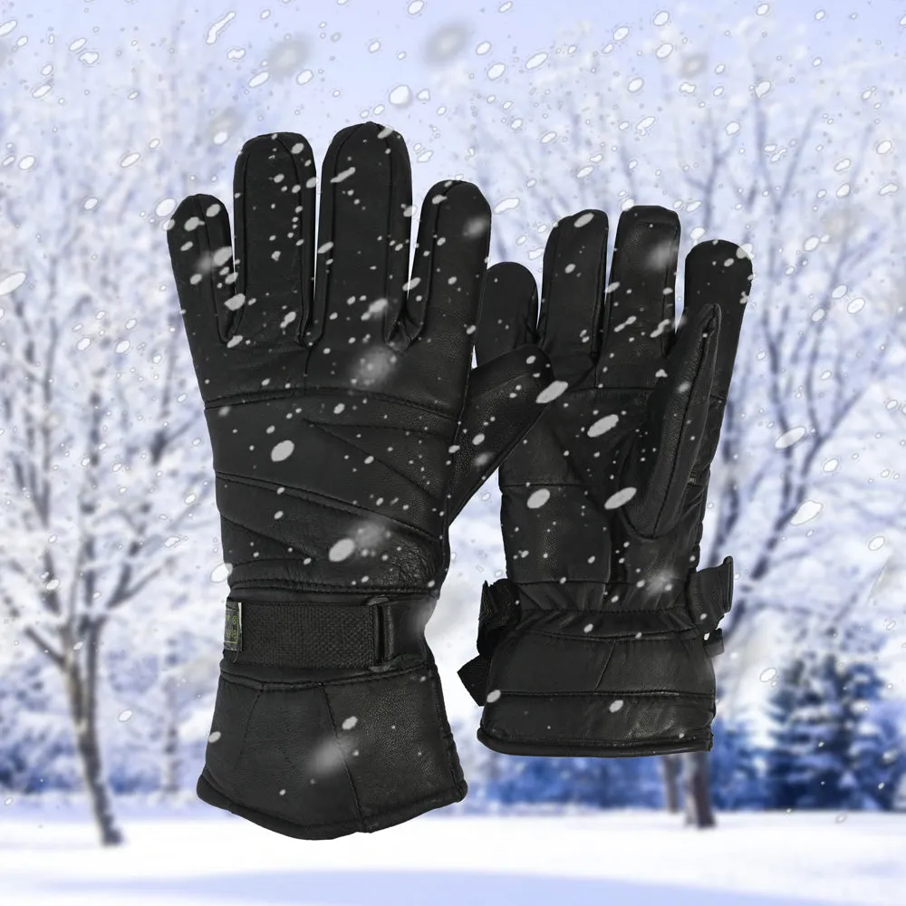 Unbroken Men's Cow Leather Winter Gloves