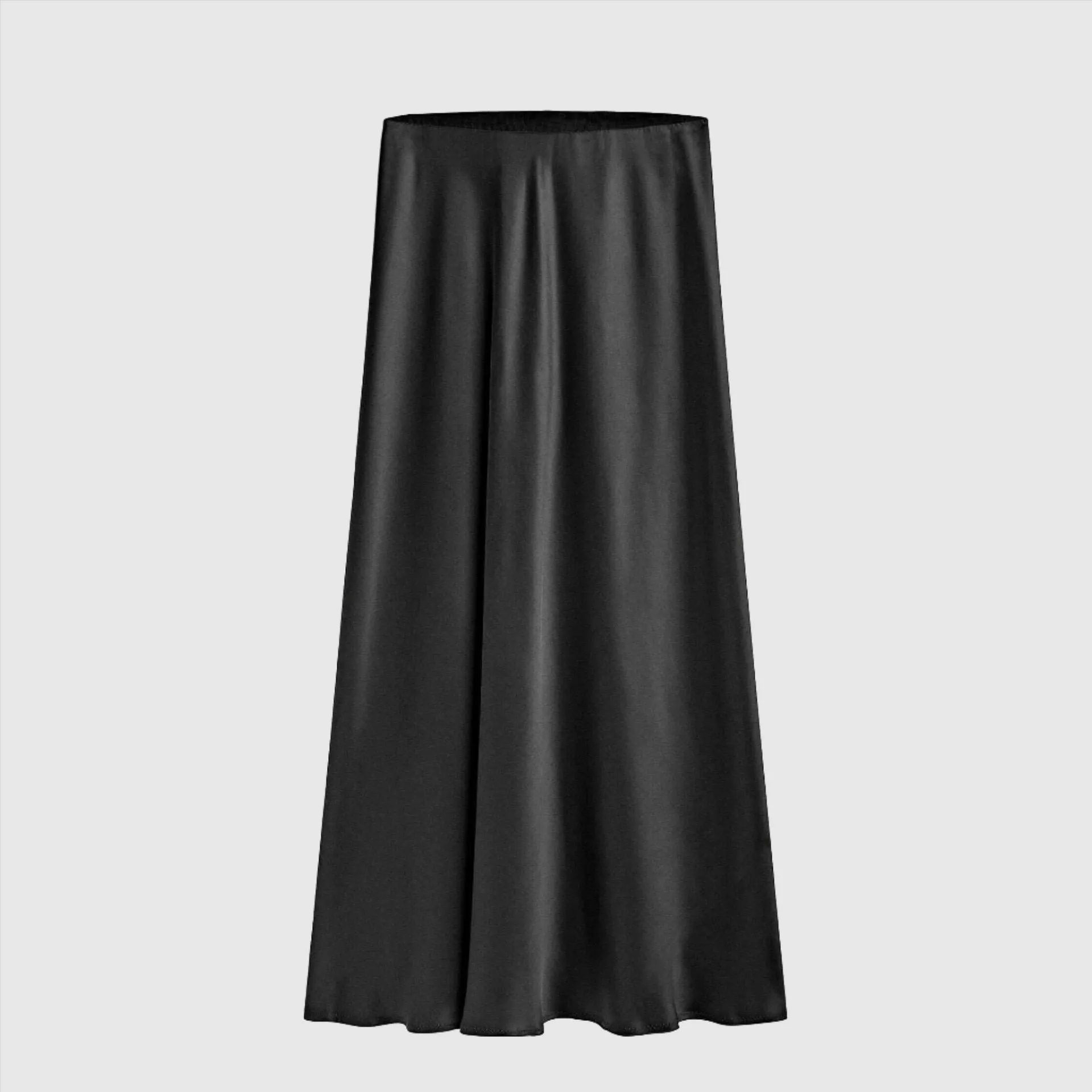 Women's Long High Waist Elastic Split Skirt