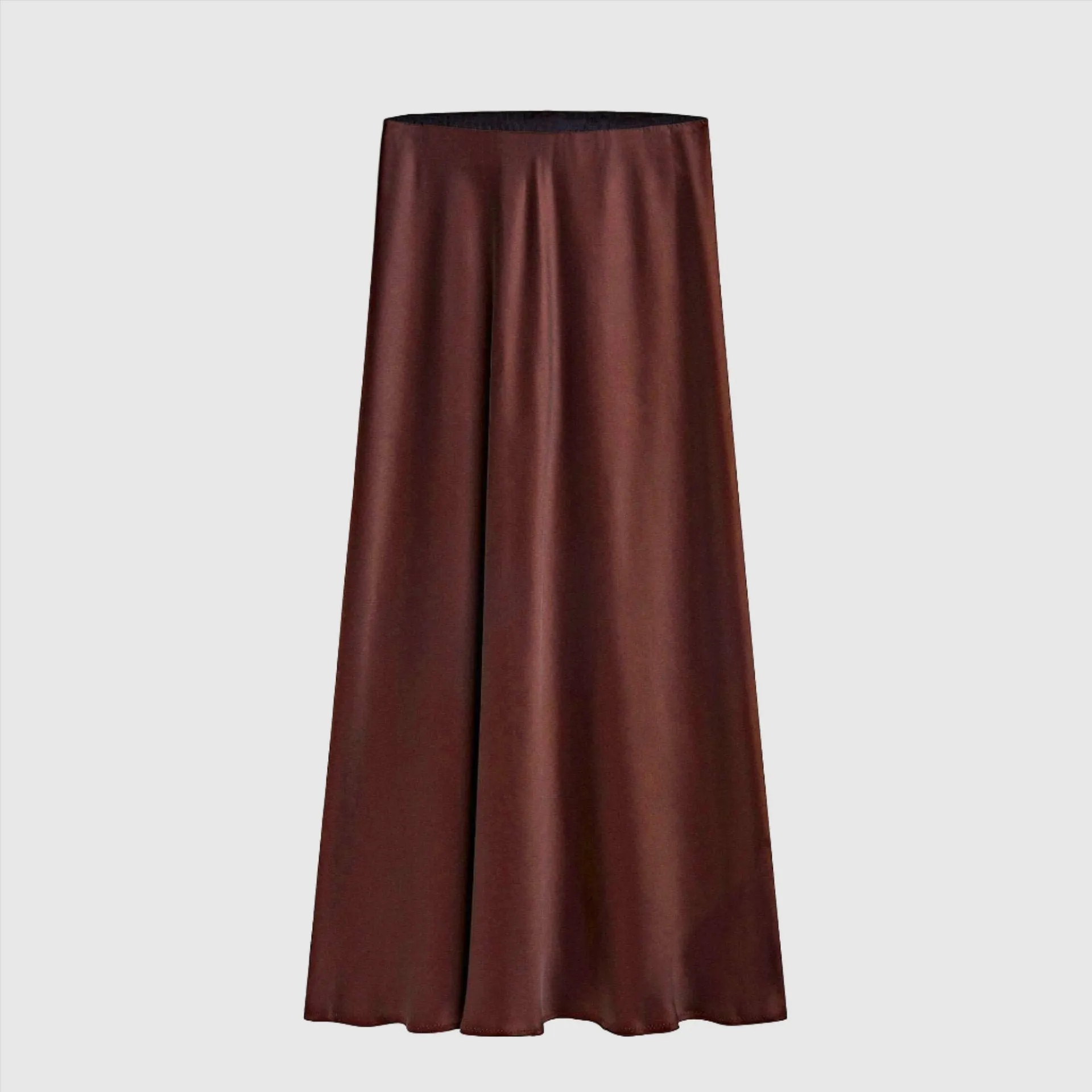 Women's Long High Waist Elastic Split Skirt