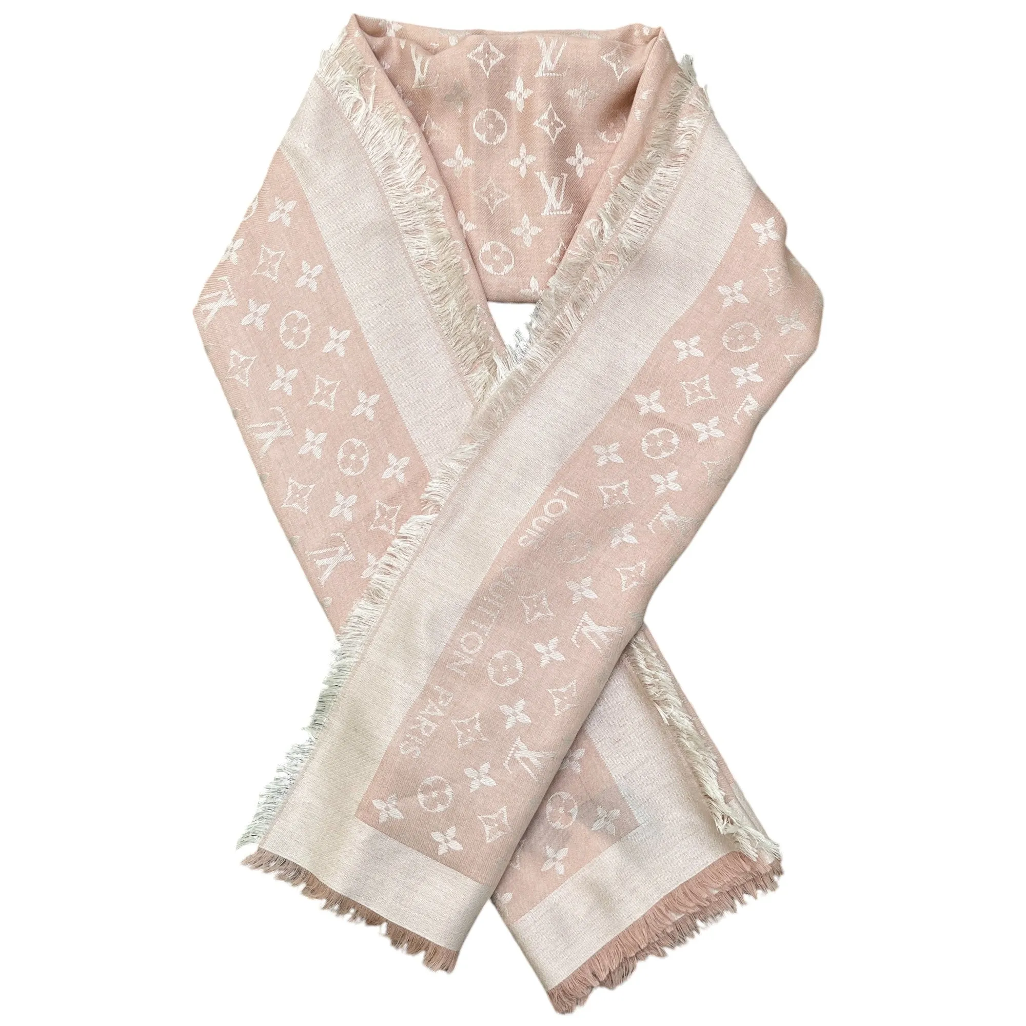 Women's Monogram Scarf Pink