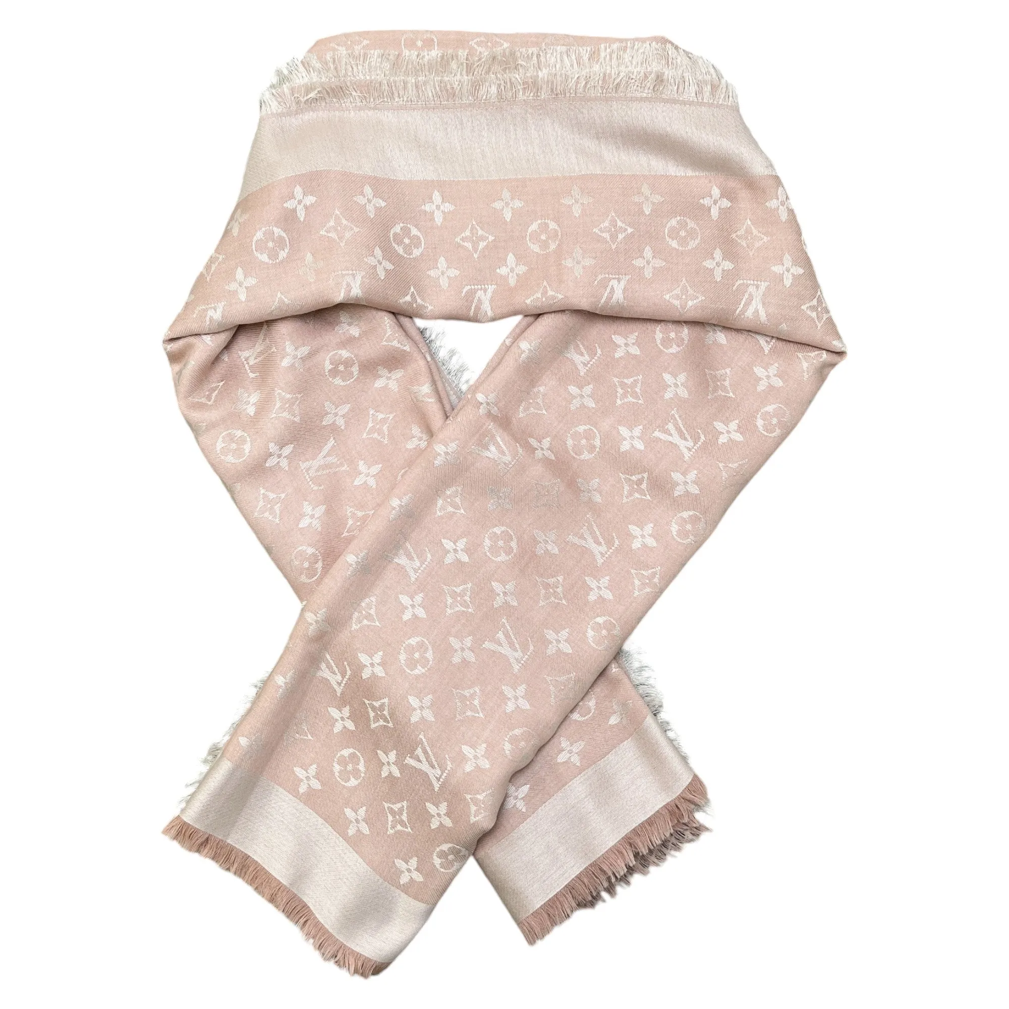 Women's Monogram Scarf Pink