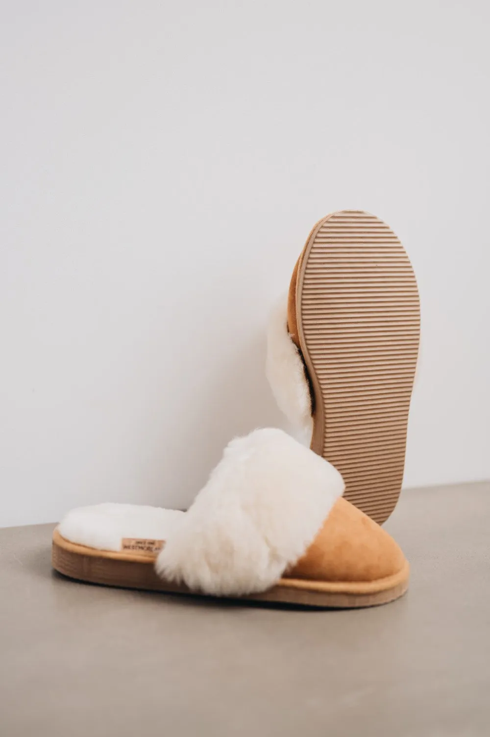 Women's Sheepskin Slip-on Slippers | VERONICA