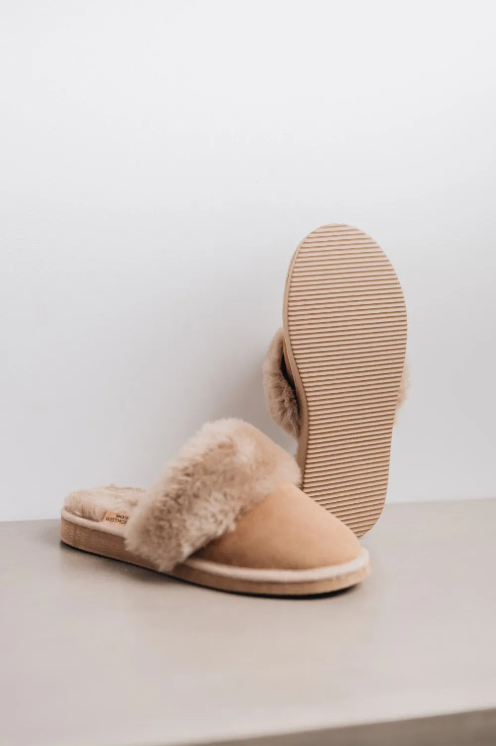 Women's Sheepskin Slip-on Slippers | VERONICA