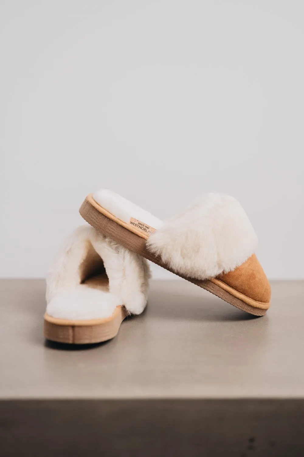 Women's Sheepskin Slip-on Slippers | VERONICA