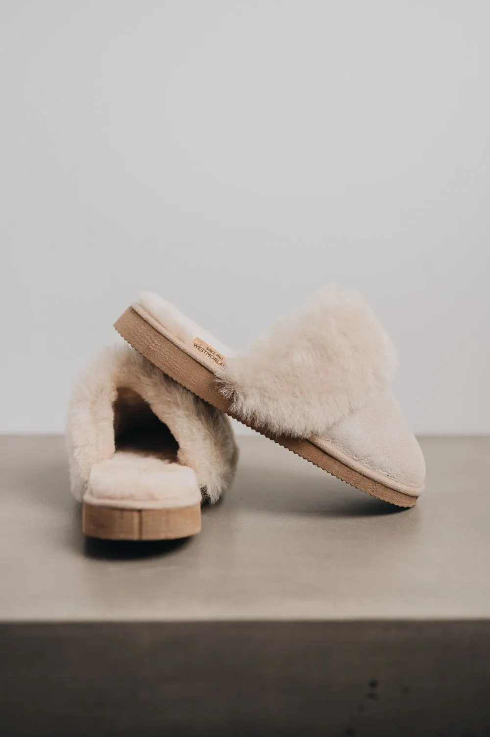 Women's Sheepskin Slip-on Slippers | VERONICA