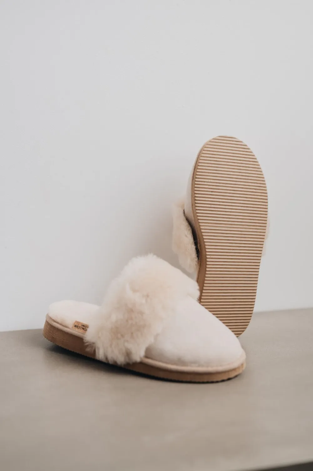 Women's Sheepskin Slip-on Slippers | VERONICA